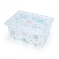 Sanrio - Cinnamoroll 玉桂狗 日版 特大 透明 塑膠 收納盒 儲物盒 衣物 雜物盒 儲物箱 收納箱 雜物箱 有蓋 有卡扣 大耳狗