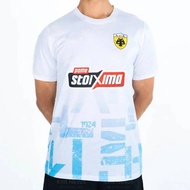 25-26 AEK Athens home football jersey Greek jersey Autumn Sports Dry Quickly Men's Jersey Children's