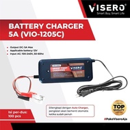 Visero Accu Aki Vio-1205C Battery Charger 5A 12V 5 Ampere 12 VOLT