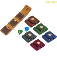 Mar Guitar Pick Carry Pouches Guitar Pick Case Pick Storage Pouches PU Leather Guitar Pick Holder Gu