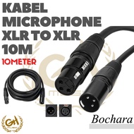 BOCHARA XLR TO XLR MICROPHONE CABLE 10 METERS