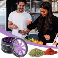 Metal grinder with violet color ring  紫色環的 金屬研磨器 磨粉器 磨粉 香草磨碎器 香料磨碎器 廚房用具 煮食用具