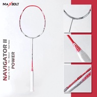 MAXBOLT NAVIGATOR 2 SILVER RED 4U G5 BADMINTON RACKETS