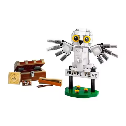 LEGO Harry Potter Collection Vestal Road Size 4 Hedwig Building Blocks 337pcs 76425 76425-1