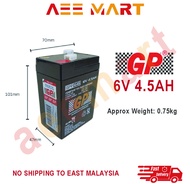 GP 6V Series 1.2Ah / 3.2Ah / 4.5Ah Sealed Lead Acid Battery