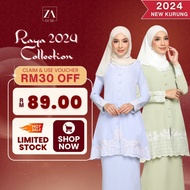 ⚘Zoe Arissa Jenna Baju Kurung Raya 2024 sulam plain baju raya 2024 viral baju kurung Kebaya Kebarung moden 2024 Embroider✪