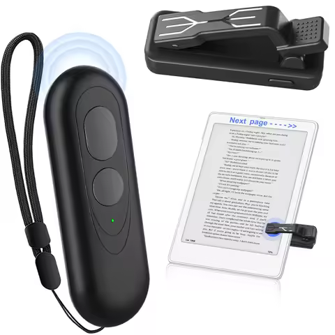 Automatic Remote Control Page Turner for Kindle Surface Kobo iPhone Android Tablets E-Book eReader P