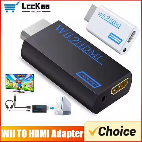 WII To HDMI Converter Full HD 1080P WII To HDMI Wii 2 HDTV Converter Wii To HDMI Adapter 3.5mm Audio