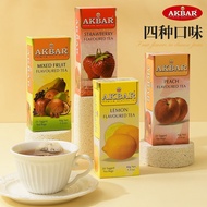 AKBAR Fruit Flavor Black Tea Tea Bags Imported from Sri Lanka Zhixiang Series Lemon Peach Strawberry