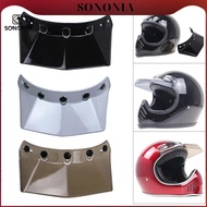 SONONIA 5-Snap Bubble Adjustable Visor Peak Replace for Motorcycle Helmet Decoration