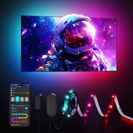 40-50" TV LED Backlight Strip RGBIC Smart Lights WiFi Music Sync Alexa Google Control