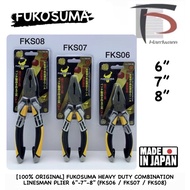 [100% ORIGINAL] FUKOSUMA HEAVY DUTY COMBINATION LINESMAN PLIER 6”-7”-8” (FKS06 / FKS07 / FKS08) *STA