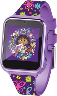 Accutime Disney Encanto Kids Smart Watch for Girls &amp; Boys - Interactive Smartwatch with Selfie Camera, Games, Voice &amp; Video Recorder, Pedometer, Calculator, Alarm, USB Charger