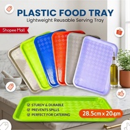 Plastic Food Serving Tray Rectangular Fast Food Tray Small Serving Tray Restaurant Cafeteria