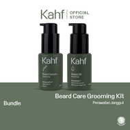 Kahf Beard Care Grooming Kit (Beard Oil & Beard Serum) - Perawatan Janggut