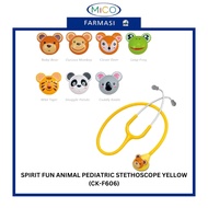 SPIRIT FUN ANIMAL PEDIATRIC STETHOSCOPE YELLOW - (CK-F606)