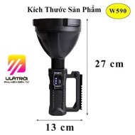 Đèn pin cầm tay siêu sáng W590 cỡ nhỏ