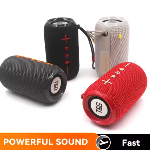 Bluetooth Speaker T&G TG419 TWS Portable Wireless BT 5.3 HiFi-Grade Sound Quality Suport TF Card Pal