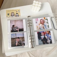 Sheet A5 A6 with 6 photo holes, photo album stickers, sticker storage bag