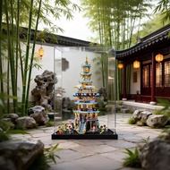 Luxury Acrylic Display Box 高端亚克力展示盒 Kotak Pameran Mewah For Lego 80058 Monkie Kid Celestial Pagoda