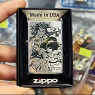 Zippo Lighter Baki Made in USA EVA 刃牙 範馬刃牙 範馬勇次郎 愚地獨步 花山薰 美國製 蝕刻填銀 打火機