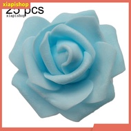 XPS 25/50/100Pcs Artificial PE Foam Rose Flowers Head DIY Wedding Home Room Decor