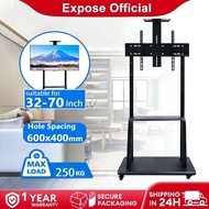 Expose Movable TV stand 32-85 inch TV Monitor Stand Universal With Height Adjustable TV Rack