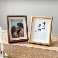 [in stock] Hollow wooden picture frame handmade display stand6Inch7Inch8Inch10Inch A4Wall-mounted No
