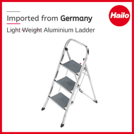 Hailo Folding Ladder 3 Steps Sturdy/Stable/Steady Aluminium Light Weight Step Stool