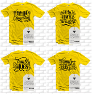 [MAKE FUN WITH FAMILY] T-Shirt Family Day Time to Treavel Birthday-Custome Design-Yellow Shirt-#Fami