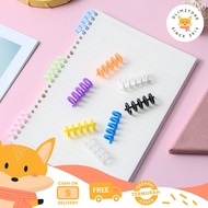 [DZ] ST320 - 30 Hole Plastic Binder Ring Binding Size A4 B5 A5 A6 Spiral Binder DIY Loose Leaf Paper