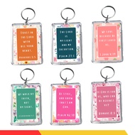 Bible Verse Acrylic Keychain