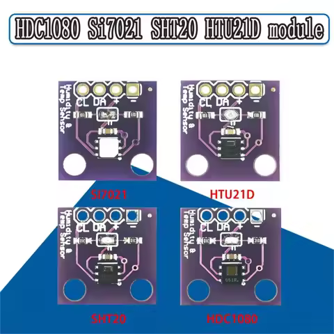 HDC1080 Si7021 SHT20 HTU21D module Low Power, GY-213V-HDC1080 High Accuracy Digital Humidity Sensor 