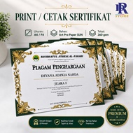 Print Premium Charter & Certificate A4/F4 – Luxurious, Quality Results