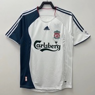 0608 Liverpool Away Retro Jersey S-XXL Short Sleeve Jersey Football Sports T-Shirt Jersey High Quality Jersey AAA