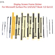 DTA Display Screen Frame Sticker For Microsoft Surface Pro 3/4/5/6/7 Go1/2 Book 1/2 DT