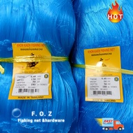 Jaring Ikan 0.40mm x 5" & 5-1/2" x 50MD Pukat Tangsi | Isi Kosong | Warna Biru | Mata Tegak YOKO | F