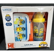 Universal Studios Limited Minions Bento Box 800ml+Water Bottle 450ml Set