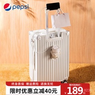 Get gifts/🍅Pepsi（PEPSI）Multi-Functional Luggage Men's Trolley Case Women24Inch Suitcase Good-looking