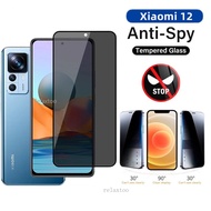 For Xiaomi Mi 12 11 12T 11T T PRO LITE NE 12TPRO 11TPRO 11LITE 12LITE 12X 12S MI12 5G 4G Privacy Screen Protector Tempered Glass Protective Film Anti Peep Glass Anti SPY Film