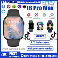 🔥【รับประกัน 1 ปี】Sumsung I8 Pro Max active Smart watch Free นาฬิกาสมาทวอช Phantoms Full Touch smart watch บลูทูธสร้อยข้อมือสุขภาพ heart rate ความดันโลหิตการออกกำลังกาย pedometer CODนาฬิกาสมาร์ท นาฬิกาสมาร์ทวอทช์ นาฬิกาสมาทวอช นาฬิกาสมาร์ มัลติฟังก์ชั่น