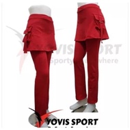Women's Pocket Skirt Gymnastics Pants/Pocket Skirt Sports Pants/Pocket Skirt Pants