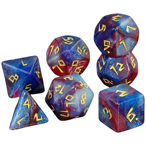 DND Dice Set 7pcs Polyhedral D4-D20 Dice RPG Dice for Board Game DND Tabletop Role Playing Game