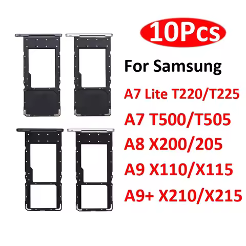 10Pcs For Samsung Galaxy Tab A9+ A9 A8 A7 Lite Wifi LTE 5G Phone Sim Chip Card Tray Slot Drawer Hold