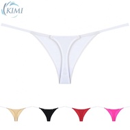 KIMI-Irresistible Women's See through Thongs Sheer Mesh   GString Underwear