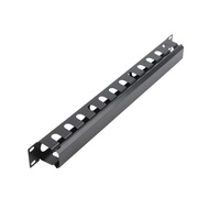 1/2/4Pcs 1U 19 Inch Metal Rack Mount Cable Management 12/24/48 -Port Server Rack Wire Organizer Easy