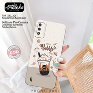 ITEL A26 Case - Cute Boba Fashion Case - Pro Camera Softcase - ITEL A26 Casing - TPU Silicone - ITEL