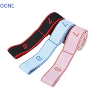 OONE Yoga Resistance Band, 8/10/12 Grid Yoga Training Fitness Resistance Bands, Beginner Pilates Ela