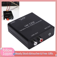 1qipin.my Yunseity Line Output Converter Easily Convert High Signals to or Microphone 40Hz 20KHz wit