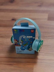 Audifono Bluetooth de mario  - Audífonos con estilo impresionante, perfectos para niños, carga USB, compatible con tarjeta de memoria - ¡Descubre lo mejor de los auriculares Bluetooth!a